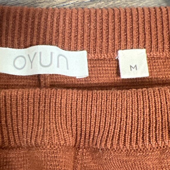 OYUN Pull On Margo Knit Pant in Camel Sz M NWOT - Picture 5 of 6